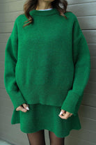 Lavinque outfit set Ensemble Pull Oversize & Jupe | Élégance & Confort | Look Automnal
