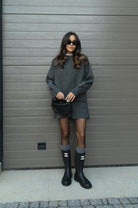 Lavinque outfit set Ensemble Pull Oversize & Jupe | Élégance & Confort | Look Automnal