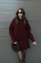 Lavinque outfit set Ensemble Pull Oversize & Jupe | Élégance & Confort | Look Automnal