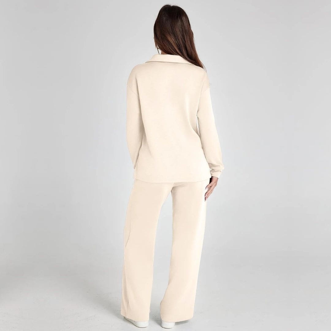 Lavinque outfit set Ensemble Pull & Pantalon Large | Confort & Élégance | Look Décontracté