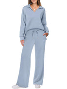 Lavinque outfit set Ensemble Pull & Pantalon Large | Confort & Élégance | Look Décontracté