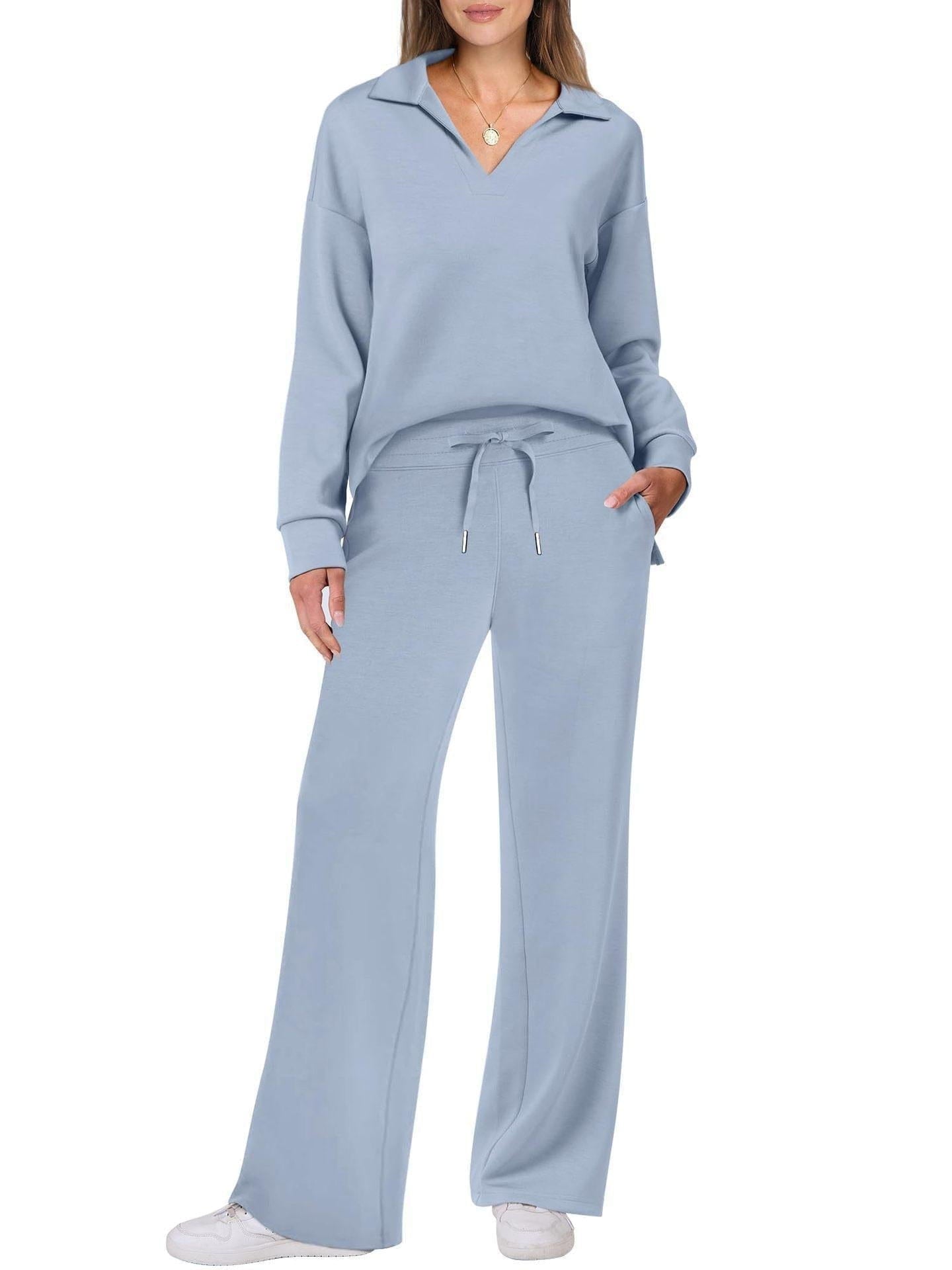 Lavinque outfit set Ensemble Pull & Pantalon Large | Confort & Élégance | Look Décontracté