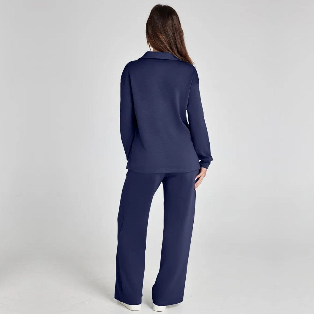Lavinque outfit set Ensemble Pull & Pantalon Large | Confort & Élégance | Look Décontracté
