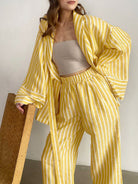 Lavinque outfit set Ensemble Rayé Femme | Confort | Chic Décontracté
