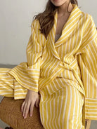 Lavinque outfit set Ensemble Rayé Femme | Confort | Chic Décontracté