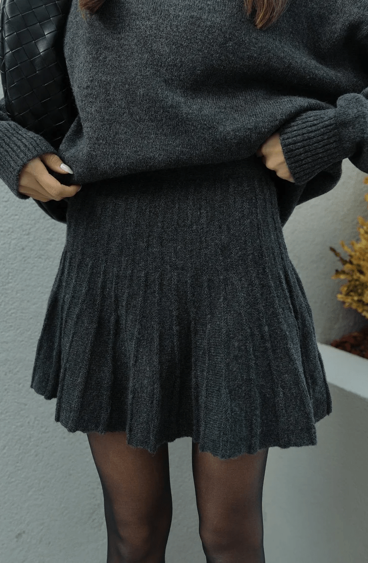 Lavinque outfit set Ensemble Robe et Pull Oversize Femme | Chic et Confortable | Hiver Élégant