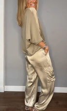 Lavinque outfit set Ensemble Satiné | Élégance Brillante | Confort Luxe