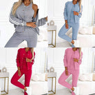 Lavinque outfit set Ensemble Sportwear Chic | Rouge | Confort et Élégance Décontractée