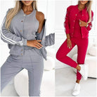 Lavinque outfit set Ensemble Sportwear Chic | Rouge | Confort et Élégance Décontractée