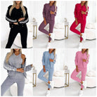 Lavinque outfit set Ensemble Sportwear Chic | Rouge | Confort et Élégance Décontractée