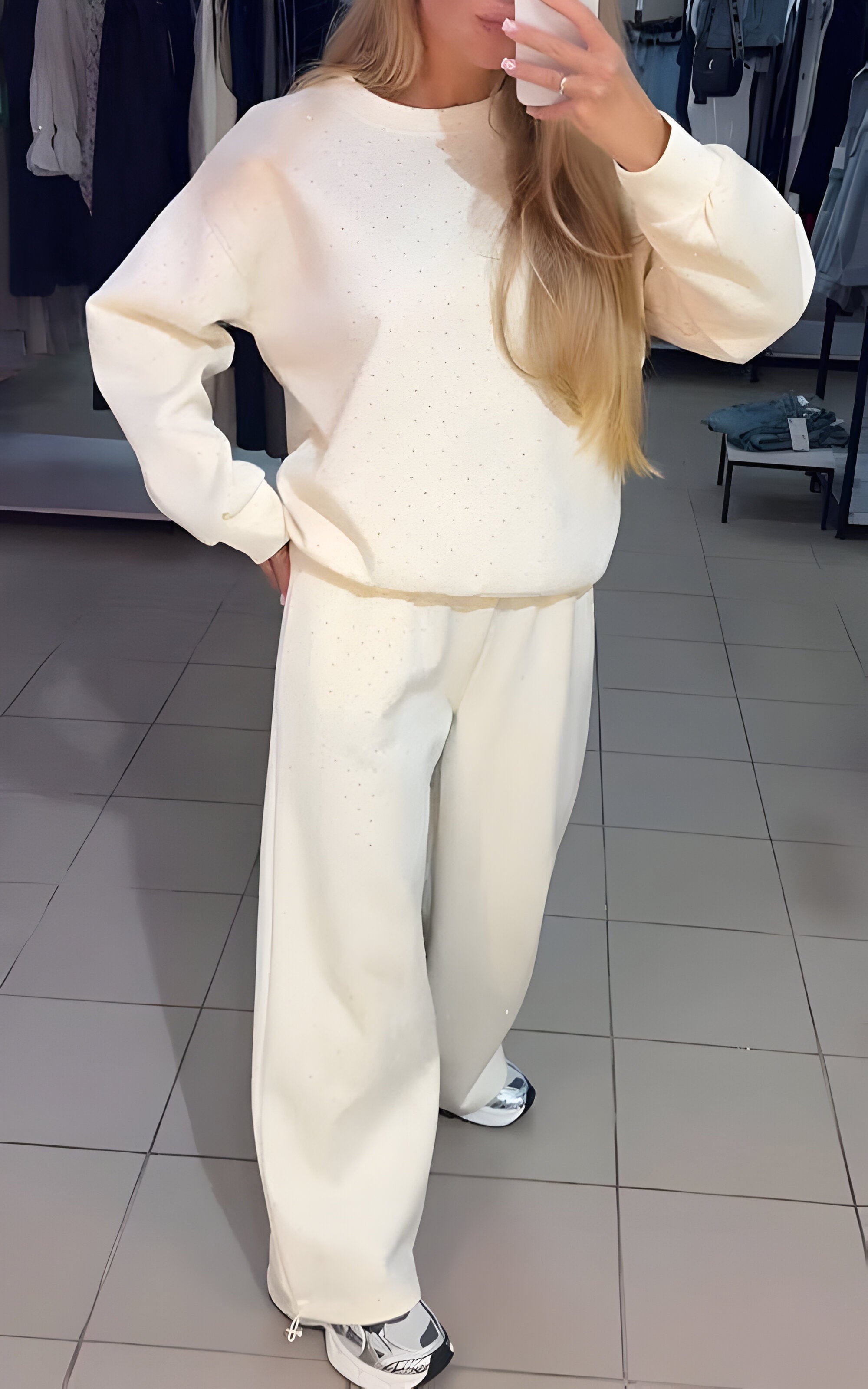 Lavinque outfit set Ensemble Survêtement Pailleté | Coton & Polyester | Confort et Glamour