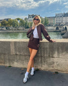 Lavinque outfit set Ensemble Sweat à Capuche & Jupe | Élégance & Confort | Look Automnal