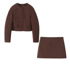 Lavinque outfit set Ensemble Sweat à Capuche & Jupe | Élégance & Confort | Look Automnal