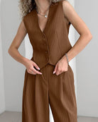 Lavinque outfit set Ensemble Tailleur Débardeur et Pantalon Large | Élégant | Fluide et Moderne