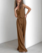 Lavinque outfit set Ensemble Tailleur Débardeur et Pantalon Large | Élégant | Fluide et Moderne