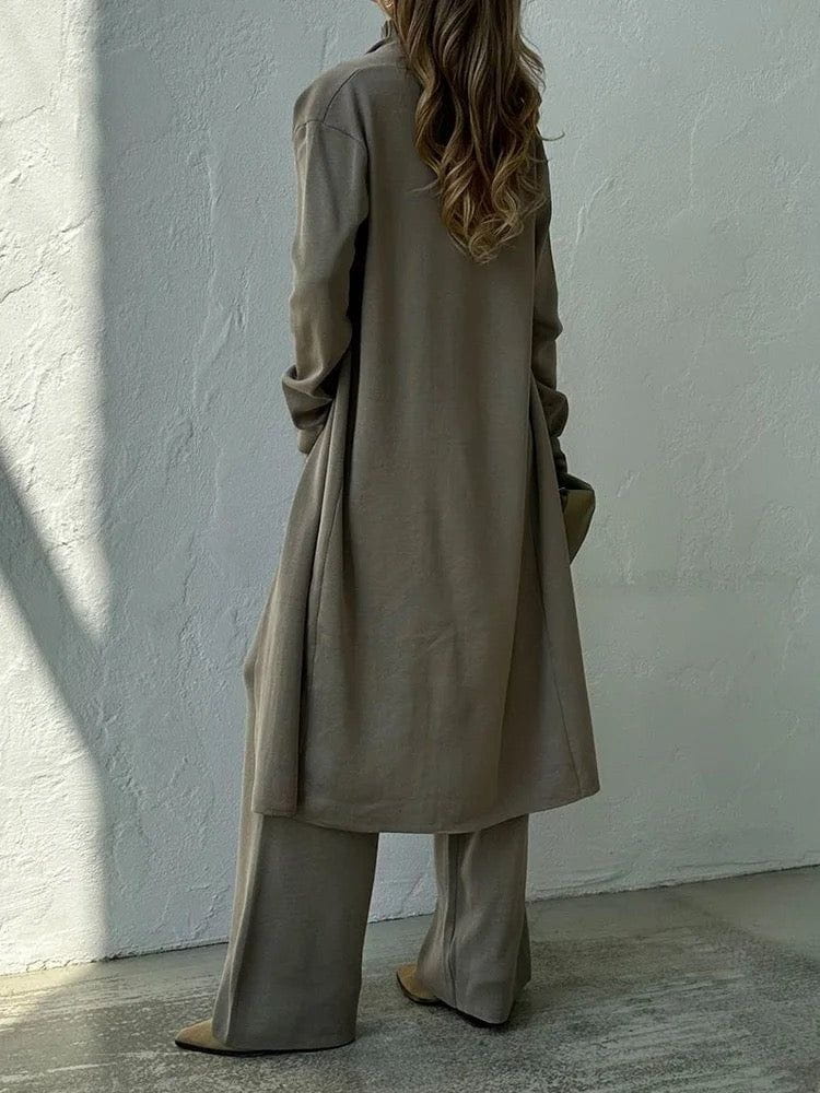 Lavinque outfit set Ensemble Tricot 3 Pièces | Élégance Minimaliste | Confort et Style