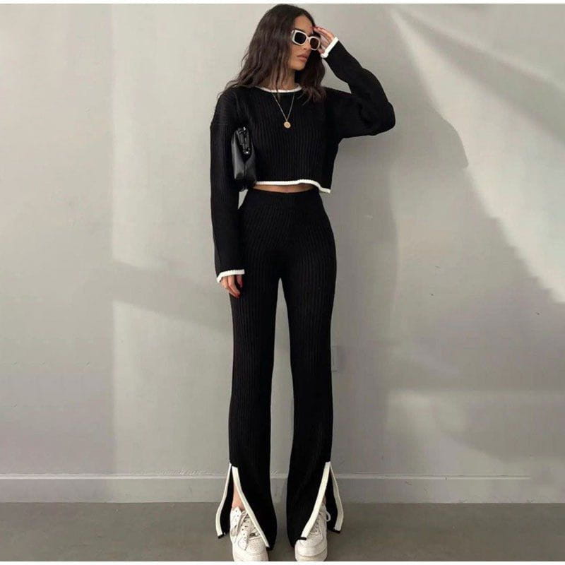 Lavinque outfit set Ensemble Tricot | Élégance et Confort | Tendance Moderne