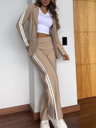 Lavinque outfit set Ensemble Veste & Pantalon Large | Sporty Chic | Confort et Élégance