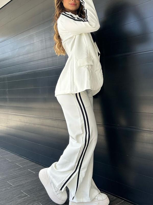 Lavinque outfit set Ensemble Veste & Pantalon Large | Sporty Chic | Confort et Élégance
