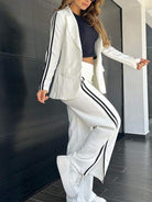 Lavinque outfit set Ensemble Veste & Pantalon Large | Sporty Chic | Confort et Élégance