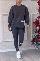 Lavinque outfit set Gris foncé / S Ensemble Sweat Oversize & Legging | Confort & Style | Tendance Décontractée