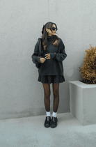 Lavinque outfit set Gris / S Ensemble Robe et Pull Oversize Femme | Chic et Confortable | Hiver Élégant