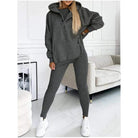 Lavinque outfit set Gris / S Ensemble Sweat à Capuche & Legging | Confort & Style | Tendance Décontractée