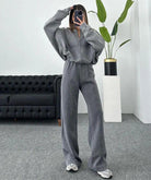 Lavinque outfit set Gris / S Ensemble Sweat et Pantalon | Confortable | Style Décontracté