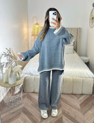 Lavinque Outfit set Gris / XS Ensemble Lounge Deux Pièces | Beige Chiné | Douceur & Détente