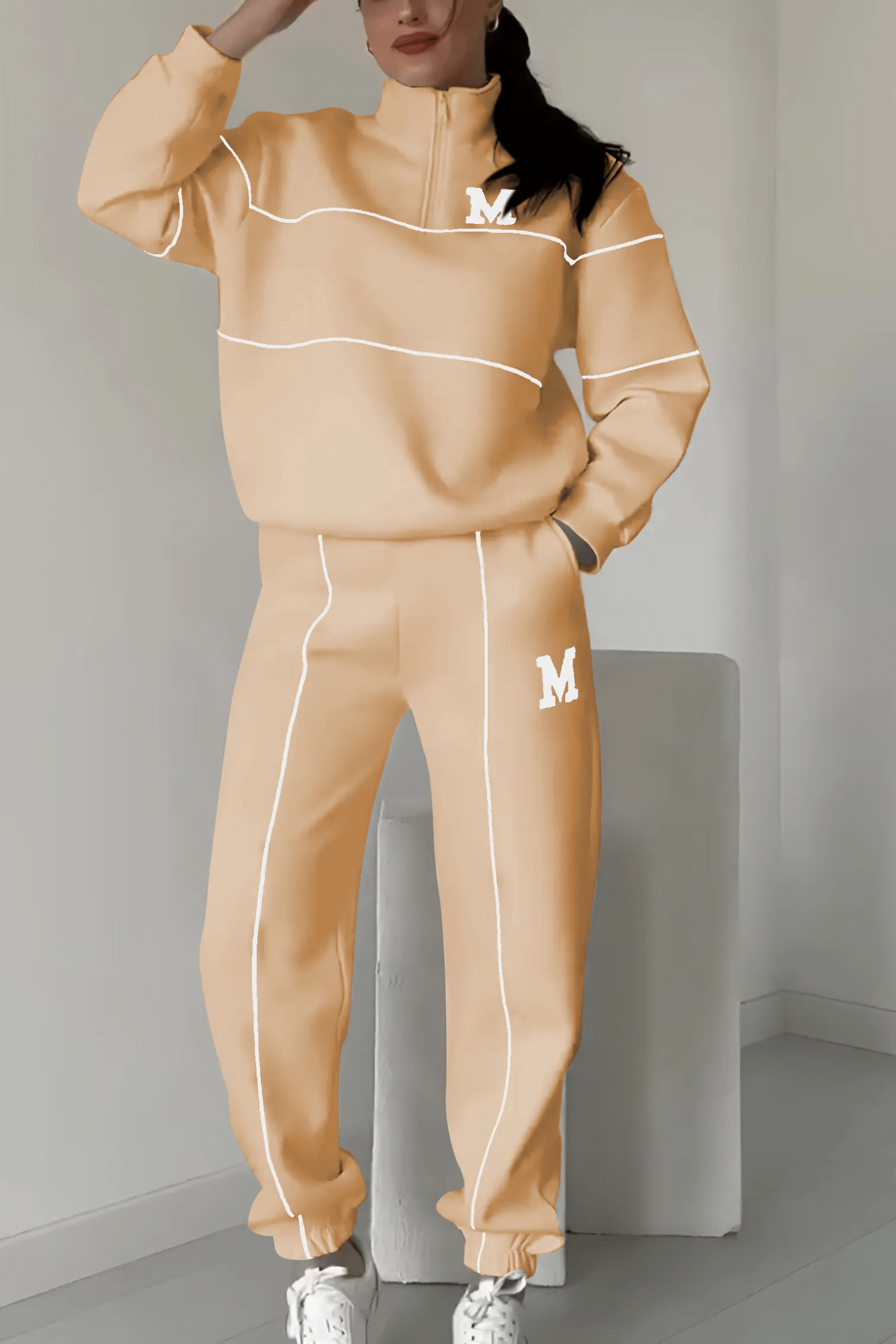 Lavinque outfit set Kaki / S Ensemble Survêtement Hiver | Coton & Polyester | Confort et Style