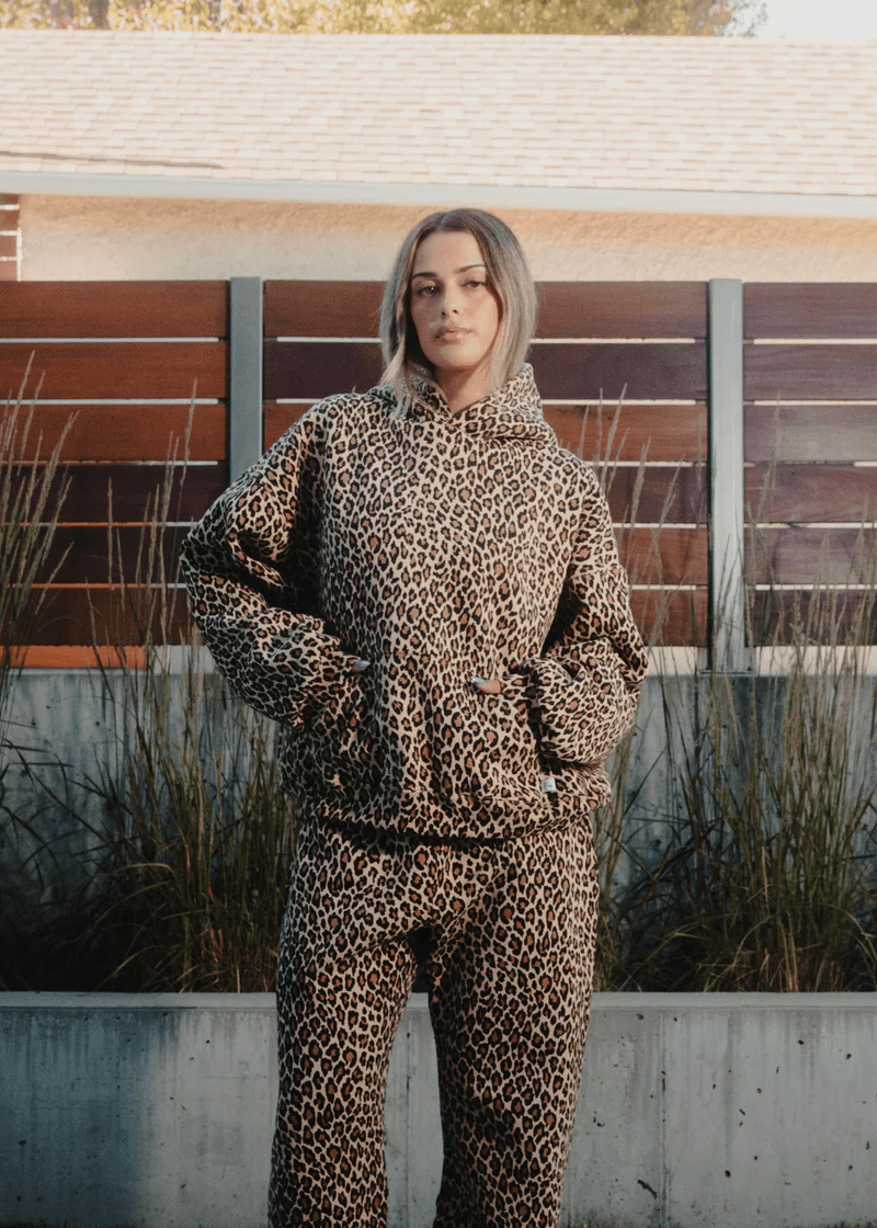 Lavinque outfit set Léopard / S Ensemble Jogging Femme | Léopard & Confort | Look Audacieux