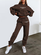 Lavinque outfit set Marron / S Ensemble Survêtement | Confort & Style | Casual Tendance