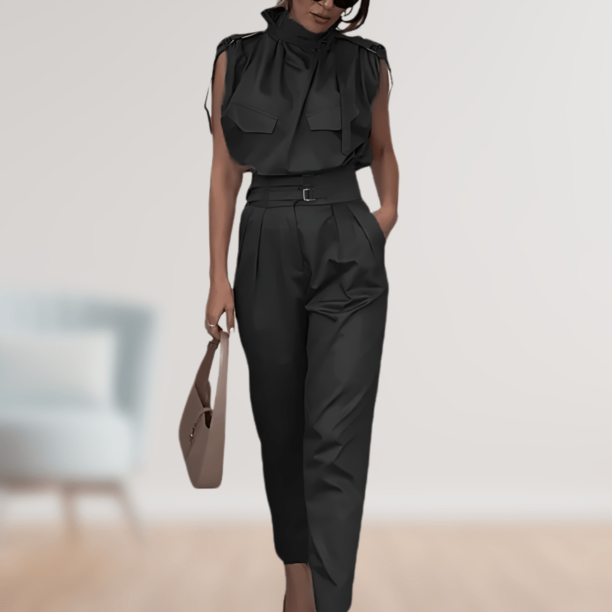 Lavinque outfit set Noir / S Combinaison Utility Chic | Élégance Structurée | Look Moderne