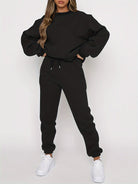Lavinque Outfit set Noir / S Ensemble Jogging Basique | Chocolat Foncé | Confort Streetwear Essentiel