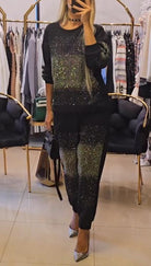 Lavinque outfit set Noir / S Ensemble Jogging Femme | Chic & Confortable | Détente et Élégance