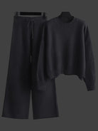 Lavinque outfit set Noir / S Ensemble Maille Automne-Hiver | Confortable | Chic Décontracté