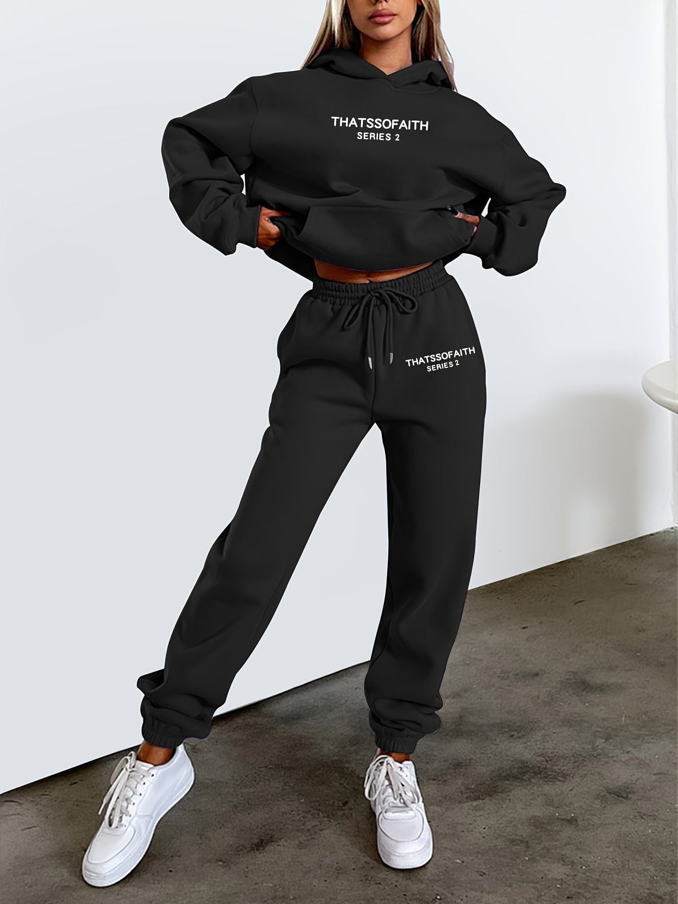 Lavinque outfit set Noir / S Ensemble Survêtement | Confort & Style | Casual Tendance