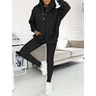 Lavinque outfit set Noir / S Ensemble Sweat à Capuche & Legging | Confort & Style | Tendance Décontractée