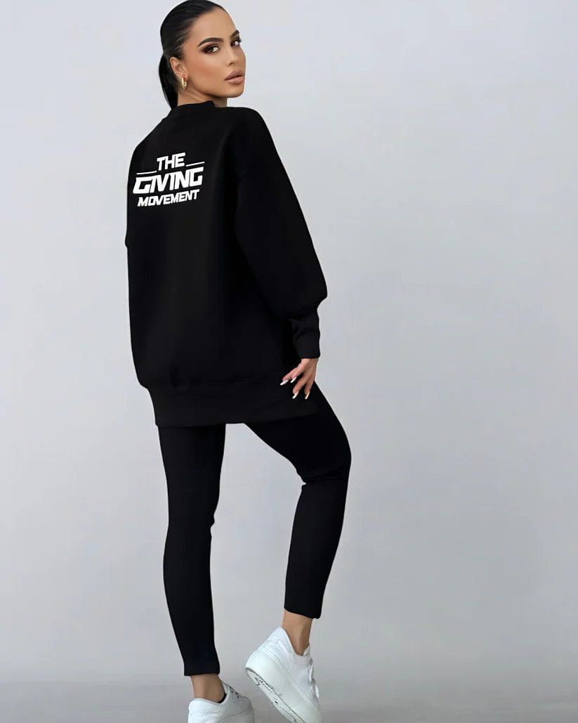 Lavinque Outfit set Noir / S Ensemble Sweat et Legging | Bleu Marine | Sporty et Ultra Confortable