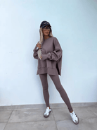 Lavinque outfit set Noir / S Ensemble Sweat & Legging Femme | Confort & Style | Look Décontracté et Tendance
