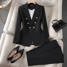 Lavinque outfit set Noir / S Ensemble Tailleur Pantalon | Chic | Élégant et Moderne