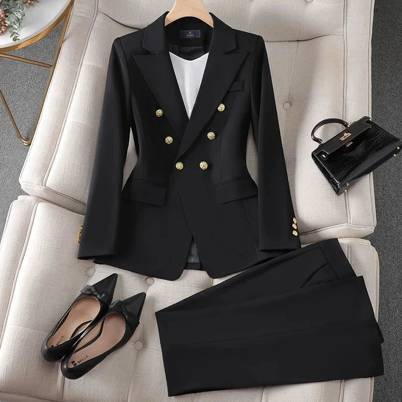 Lavinque outfit set Noir / S Ensemble Tailleur Pantalon | Chic | Élégant et Moderne