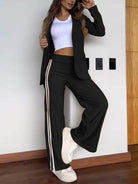 Lavinque outfit set Noir / S Ensemble Veste & Pantalon Large | Sporty Chic | Confort et Élégance