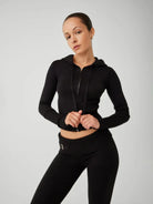 Lavinque Outfit set Noir / XS Ensemble Crop & Jogging Maille | Gris Taupe | Sexy & Confort Cosy