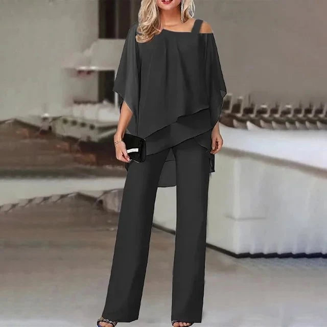 Lavinque outfit set Noir / XS Ensemble Élégant Noir | Soirée | Flottant et Sophistiqué