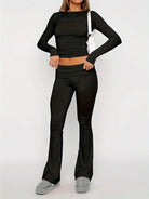 Lavinque Outfit set Noir / XS Ensemble Fit & Flare | Bleu Marine | Minimaliste et Ultra Féminin