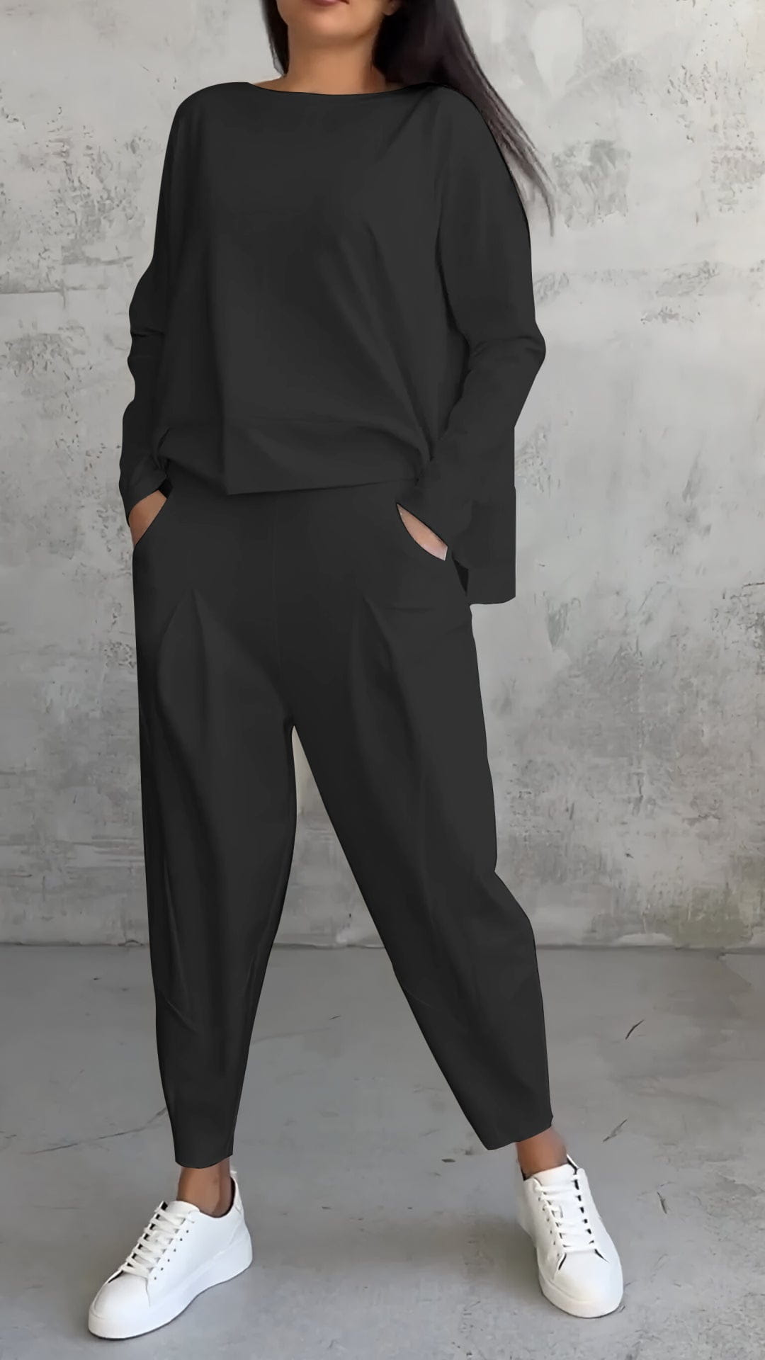 Lavinque outfit set Noir / XS Ensemble Jogging | Confort et Minimalisme | Look Casual Chic