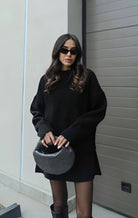 Lavinque outfit set Noir / XS Ensemble Pull & Jupe en Maille | Automne-Hiver | Élégance & Confort