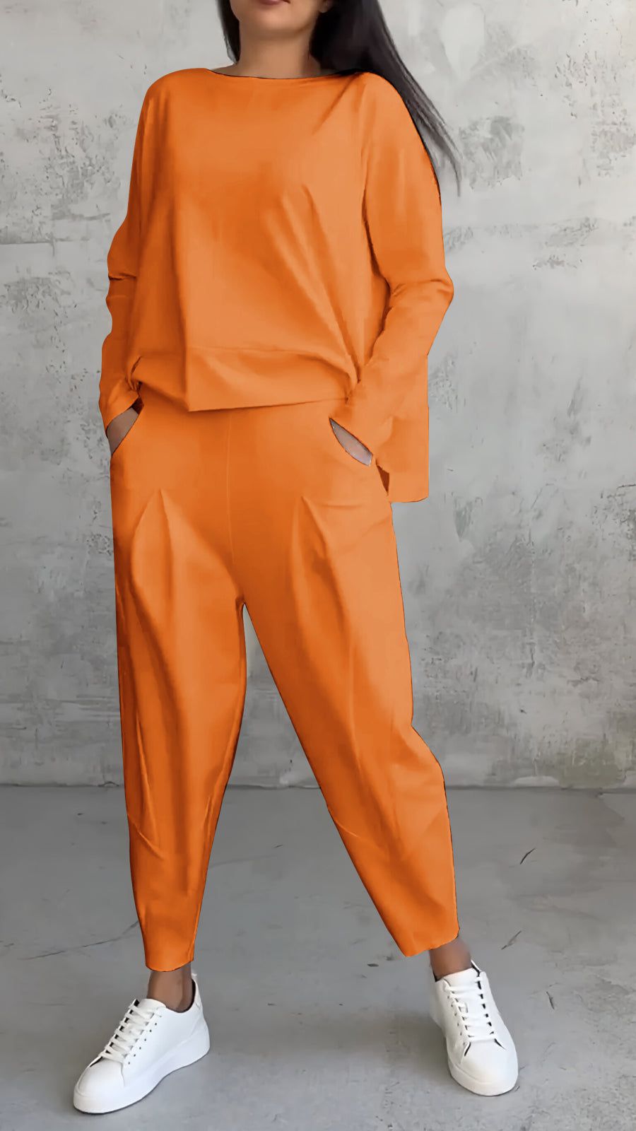 Lavinque outfit set Orange / XS Ensemble Jogging | Confort et Minimalisme | Look Casual Chic