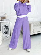 Lavinque outfit set Pourpre / S Ensemble Jogging Femme | Confort & Style | Hiver Décontracté